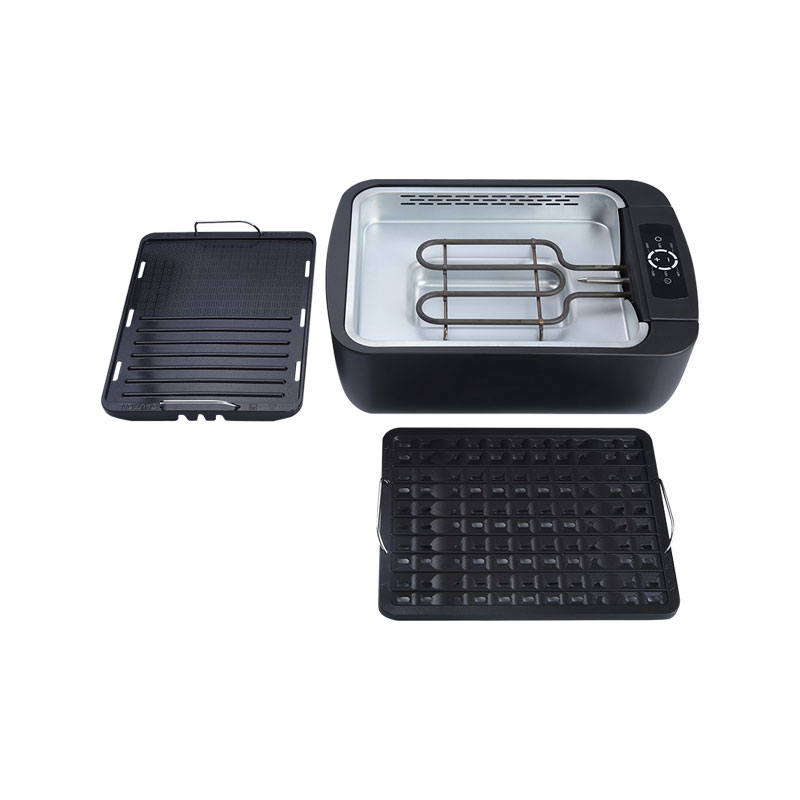 Walang Usok na Serye: WT-ISG802 Electric Smokeless BBQ Grill Pan na May Temp Control